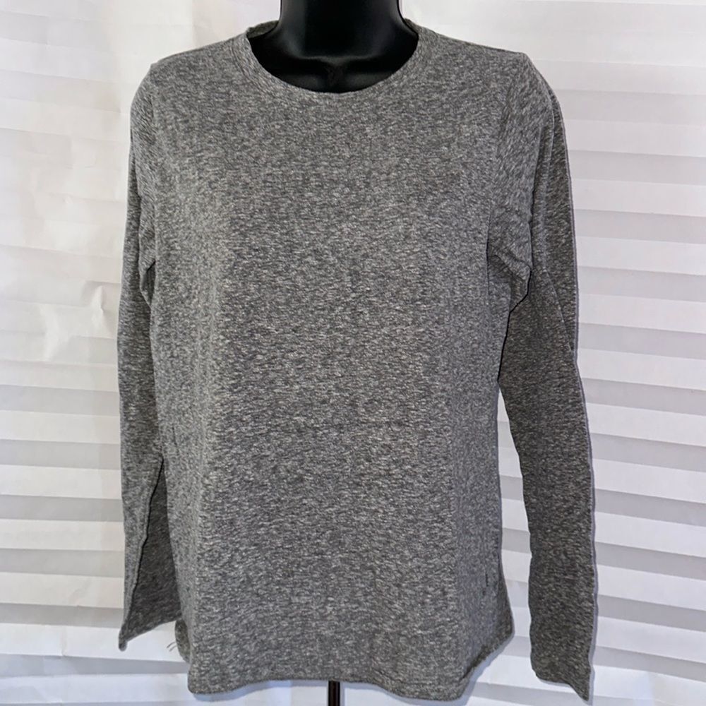 Sonoma Everyday Tee Women’s Gray Long Sleeve T-Shirt Size Small | Casual Soft